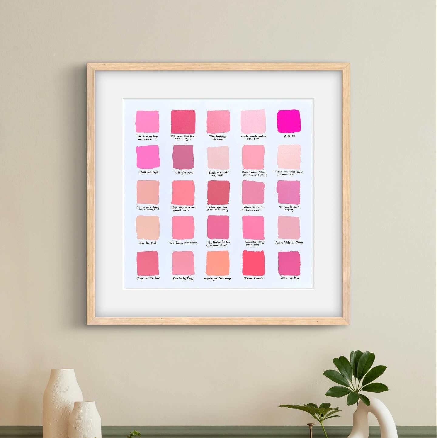 25 SHADES OF PINK